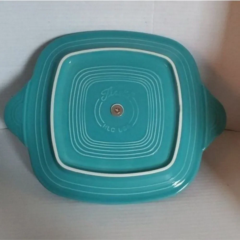 Fiestaware Fiesta Plate Single Tier SERVING Server Dish Platter Turquoise